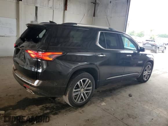 2022 Chevrolet Traverse High Country с VIN 1GNEVNKW4NJ174376, выставлен на аукционе Copart как лот 59945655 с пробегом 14 243 миль миль и Списание • Salvage title. История ставок и продаж доступна на DreamBid. Изображение 3.