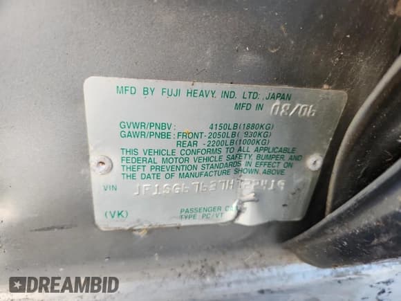 ✅ 2007 Subaru Forester X L.L. Bean • VIN: JF1SG67637H722419 • Лот: 69363745. Опубликован ранее на Copart с пробегом 89 593 миль. Бесплатный доступ к архиву аукционных продаж из США и подробный отчёт об истории автомобиля на DreamBid. Изображение 13.