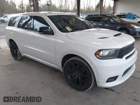 ✅ 2019 Dodge Durango R/T • VIN: 1C4SDJCT1KC633732 • Lot: 43774000. Listed on IAAI with 97,737 mi. Free auction sales archive from the USA and detailed vehicle history report at DreamBid. Image 1.
