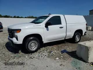 2023 Chevrolet Silverado 1500 Work Truck z VIN 3GCNAAEK2PG357737, wystawiony jako Copart lot #71954075 z przebiegiem 184 346 mil mil oraz Czysty tytuł • Clean title. Historia ofert i sprzedaży dostępna na DreamBid. Obrazek 1.