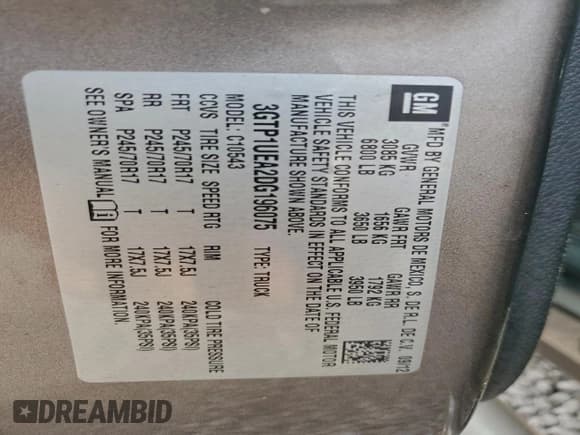 ✅ 2013 GMC Sierra 1500 SL • VIN: 3GTP1UEA2DG196075 • Лот: 92681235. Опубликован ранее на Copart с пробегом 133 181 миль. Бесплатный доступ к архиву аукционных продаж из США и подробный отчёт об истории автомобиля на DreamBid. Изображение 12.