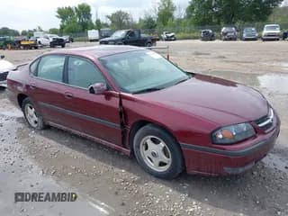 ✅ 2001 Chevrolet Impala LS • VIN: 2G1WH55K819178250 • Lot: 43122918. Listed on IAAI with 119,712 mi. Free auction sales archive from the USA and detailed vehicle history report at DreamBid. Image 1.