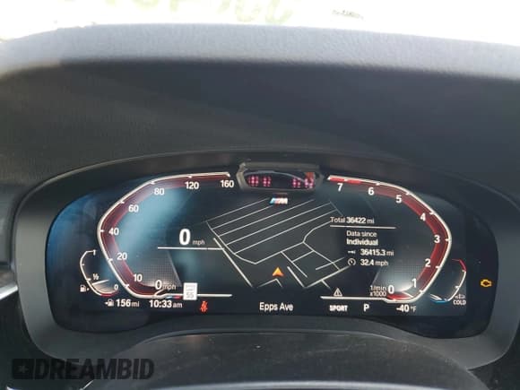 ✅ 2023 BMW 5 Series 540i xDrive • VIN: WBA73BJ05PWY12804 • Lot: 53049765. Listed on Copart with 36,422 mi. Free auction sales archive from the USA and detailed vehicle history report at DreamBid. Image 9.