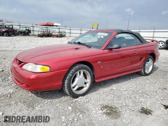 ✅ 1994 Ford Mustang • VIN: 1FALP45T9RF162535 • Lot: 53549795. Listed on Copart with 86,430 mi. Free auction sales archive from the USA and detailed vehicle history report at DreamBid. Image 1.