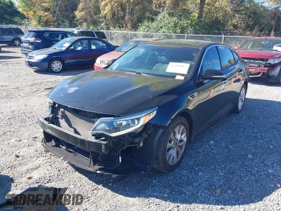 ✅ 2018 Kia Optima EX • VIN: 5XXGU4L3XJG234310 • Lot: 43517652. Listed on IAAI with 52,667 mi. Free auction sales archive from the USA and detailed vehicle history report at DreamBid. Image 2.