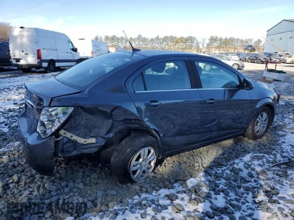 2012 Chevrolet Sonic LT with VIN 1G1JC5SB3C4225574, listed as a Copart auction lot 87488444 with 110,659 mi miles and Salvage title. Bid and sale history available at DreamBid. Image 3.