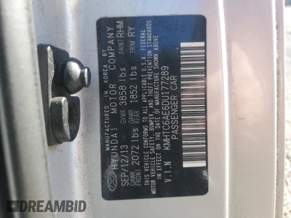 ✅ 2013 Hyundai Veloster Turbo • VIN: KMHTC6AE6DU177289 • Lot: 45384845. Wystawiony na Copart z przebiegiem Nie podano. Bezpłatny archiwum sprzedaży aukcyjnych z USA i szczegółowy raport historii pojazdu na DreamBid. Zdjęcie 12.