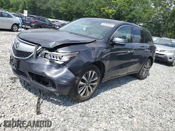 ✅ 2015 Acura MDX Technology • VIN: 5FRYD4H63FB020503 • Lot: 65268345. Listed on Copart with 174,271 mi. Free auction sales archive from the USA and detailed vehicle history report at DreamBid. Image 1.