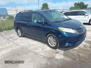 2011 Toyota Sienna XLE AAS with VIN 5TDYK3DC6BS021552, listed as a IAAI auction lot 43264289 with 283,765 mi miles and . Bid and sale history available at DreamBid. Image 1.