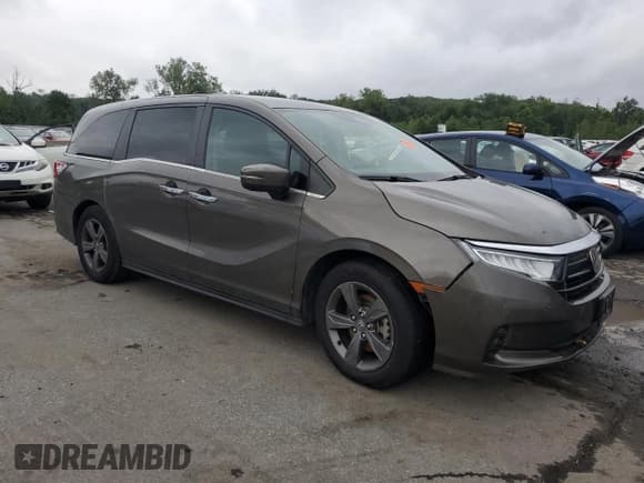 ✅ 2021 Honda Odyssey EX • VIN: 5FNRL6H53MB021725 • Lot: 66723945. Listed on Copart with Not provided. Free auction sales archive from the USA and detailed vehicle history report at DreamBid. Image 4.
