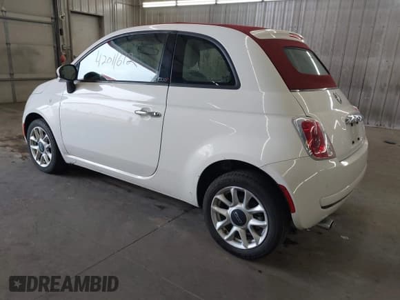 ✅ 2017 FIAT 500 Pop • VIN: 3C3CFFLR9HT530284 • Lot: 42011612. Listed on IAAI with 56,353 mi. Free auction sales archive from the USA and detailed vehicle history report at DreamBid. Image 3.