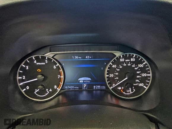 ✅ 2021 Nissan Altima SV • VIN: 1N4BL4DV4MN419044 • Lot: 94414065. Listed on Copart with 167,420 mi. Free auction sales archive from the USA and detailed vehicle history report at DreamBid. Image 9.