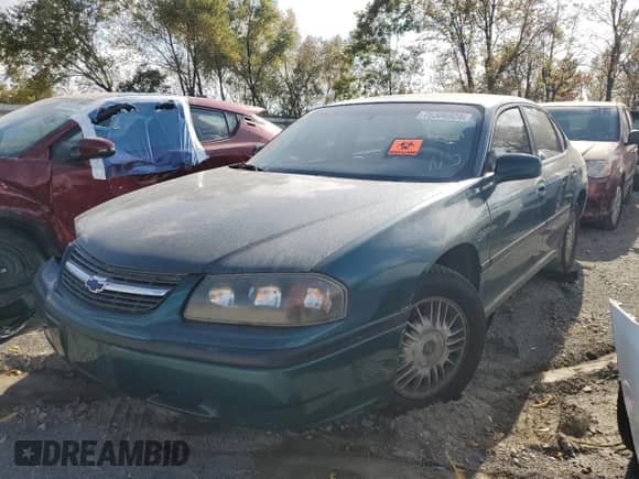 2001 Chevrolet Impala с VIN 2G1WF55E819212509, выставлен на аукционе Copart как лот 76306924 с пробегом Не указан миль и Списание • Salvage title. История ставок и продаж доступна на DreamBid. Изображение 1.