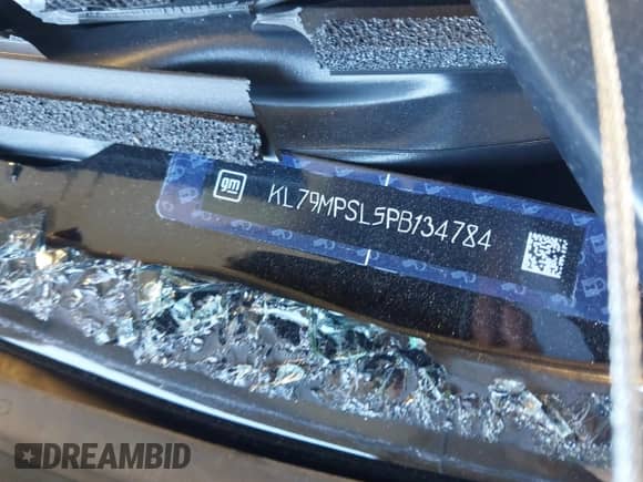 2023 Chevrolet TrailBlazer LT с VIN KL79MPSL5PB134784, выставлен на аукционе IAAI как лот 43330119 с пробегом Не указан миль и . История ставок и продаж доступна на DreamBid. Изображение 9.