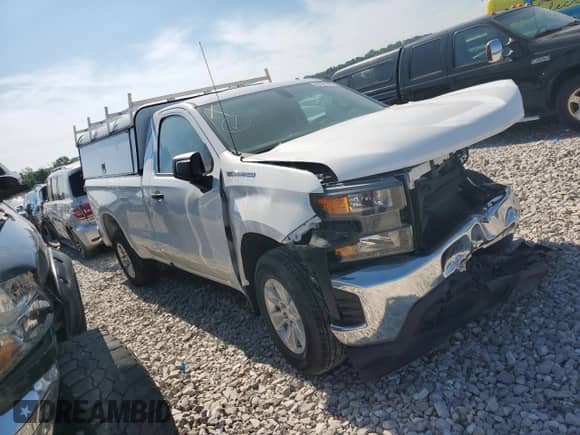 2022 Chevrolet Silverado 1500 Work Truck z VIN 3GCNWAED2NG155321, wystawiony jako Copart lot #48571605 z przebiegiem 48 549 mil mil oraz Szkoda całkowita • Salvage title. Historia ofert i sprzedaży dostępna na DreamBid. Obrazek 4.