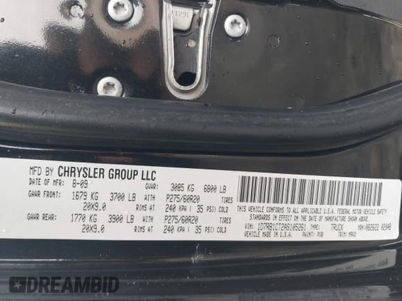 ✅ 2010 Dodge 1500 SLT • VIN: 1D7RB1CT2AS105261 • Lot: 41850995. Wystawiony na IAAI z przebiegiem 273 234 mil. Bezpłatny archiwum sprzedaży aukcyjnych z USA i szczegółowy raport historii pojazdu na DreamBid. Zdjęcie 9.
