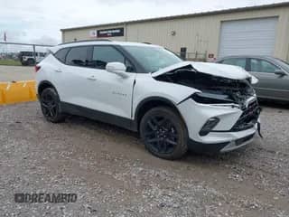 2024 Chevrolet Blazer LT with VIN 3GNKBDRS3RS182739, listed as a IAAI auction lot 42090575 with 13,005 mi miles and . Bid and sale history available at DreamBid. Image 1.