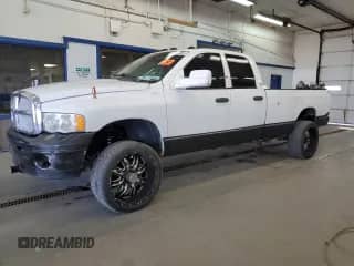 2005 Dodge 3500 SLT z VIN 3D7LS38CX5G787586, wystawiony jako Copart lot #54554365 z przebiegiem 205 421 mil mil oraz Szkoda całkowita • Salvage title. Historia ofert i sprzedaży dostępna na DreamBid. Obrazek 1.