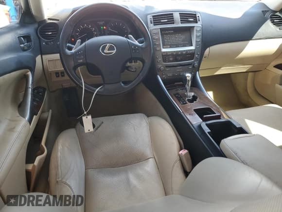 ✅ 2007 Lexus IS 350 • VIN: JTHBE262472008713 • Lot: 86832785. Listed on Copart with 139,689 mi. Free auction sales archive from the USA and detailed vehicle history report at DreamBid. Image 8.
