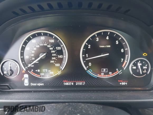 ✅ 2014 BMW 5 Series 535i • VIN: WBA5B1C53EDZ37189 • Lot: 43033307. Listed on IAAI with 148,374 mi. Free auction sales archive from the USA and detailed vehicle history report at DreamBid. Image 7.