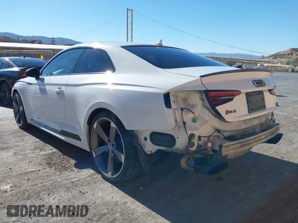 ✅ 2019 Audi RS 5 • VIN: WUAPWAF56KA907227 • Lot: 41215802. Listed on IAAI with 43,157 mi. Free auction sales archive from the USA and detailed vehicle history report at DreamBid. Image 3.