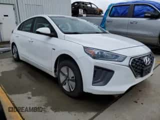 2020 Hyundai Ioniq Blue with VIN KMHC65LC1LU186008, listed as a Copart auction lot 49916254 with 204,182 mi miles and . Bid and sale history available at DreamBid. Image 4.
