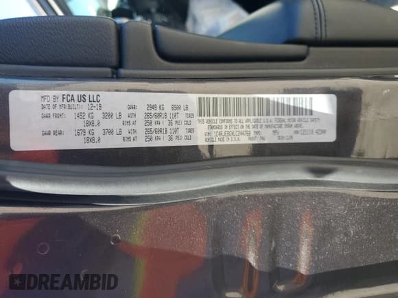 ✅ 2020 Jeep Grand Cherokee Limited X • VIN: 1C4RJEBGXLC244768 • Lot: 89534675. Listed on Copart with 43,050 mi. Free auction sales archive from the USA and detailed vehicle history report at DreamBid. Image 14.