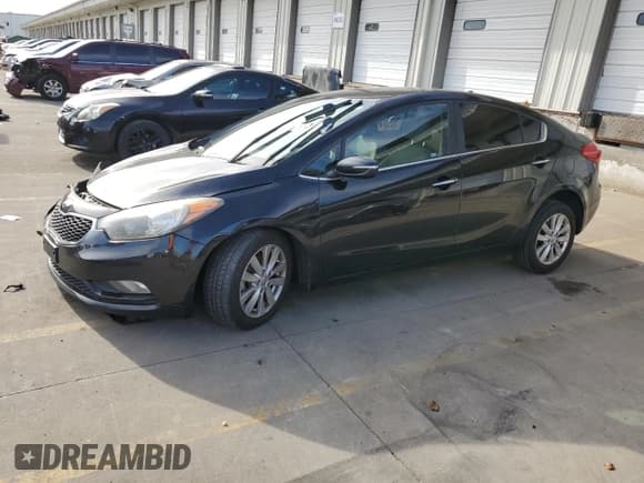 ✅ 2014 Kia Forte EX • VIN: KNAFX4A8XE5102964 • Lot: 91181975. Listed on Copart with 149,337 mi. Free auction sales archive from the USA and detailed vehicle history report at DreamBid. Image 1.