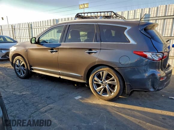 ✅ 2014 Infiniti QX60 • VIN: 5N1AL0MNXEC524906 • Lot: 95718345. Wystawiony na Copart z przebiegiem 112 134 mil. Bezpłatny archiwum sprzedaży aukcyjnych z USA i szczegółowy raport historii pojazdu na DreamBid. Zdjęcie 2.