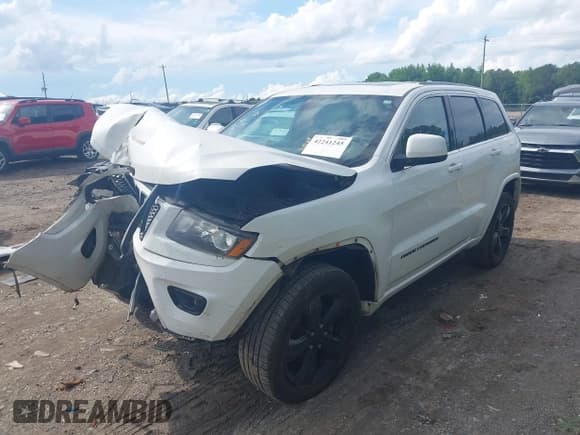 ✅ 2015 Jeep Grand Cherokee Altitude • VIN: 1C4RJEAG6FC707074 • Lot: 42241245. Listed on IAAI with 206,688 mi. Free auction sales archive from the USA and detailed vehicle history report at DreamBid. Image 2.