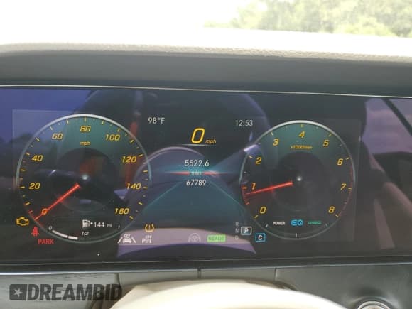 ✅ 2023 Mercedes-Benz E 450 • VIN: W1K1K5JB6PF205668 • Lot: 65390975. Listed on Copart with 67,789 mi. Free auction sales archive from the USA and detailed vehicle history report at DreamBid. Image 9.