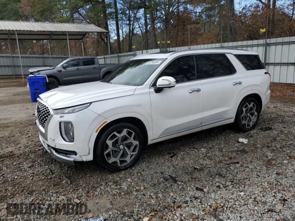 ✅ 2021 Hyundai Palisade Calligraphy • VIN: KM8R7DHE2MU203279 • Лот: 84706554. Опубликован ранее на Copart с пробегом 88 290 миль. Бесплатный доступ к архиву аукционных продаж из США и подробный отчёт об истории автомобиля на DreamBid. Изображение 1.