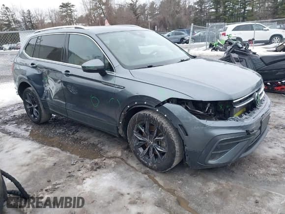 ✅ 2022 Volkswagen Tiguan SE • VIN: 3VV2B7AX2NM105314 • Lot: 41655410. Wystawiony na IAAI z przebiegiem 81 912 mil. Bezpłatny archiwum sprzedaży aukcyjnych z USA i szczegółowy raport historii pojazdu na DreamBid. Zdjęcie 1.