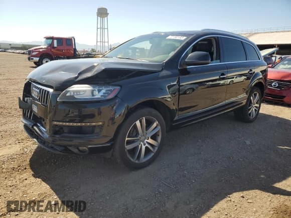 ✅ 2015 Audi Q7 Premium Plus • VIN: WA1LGBFE9FD015955 • Lot: 72180133. Listed on Copart with 134,741 mi. Free auction sales archive from the USA and detailed vehicle history report at DreamBid. Image 1.