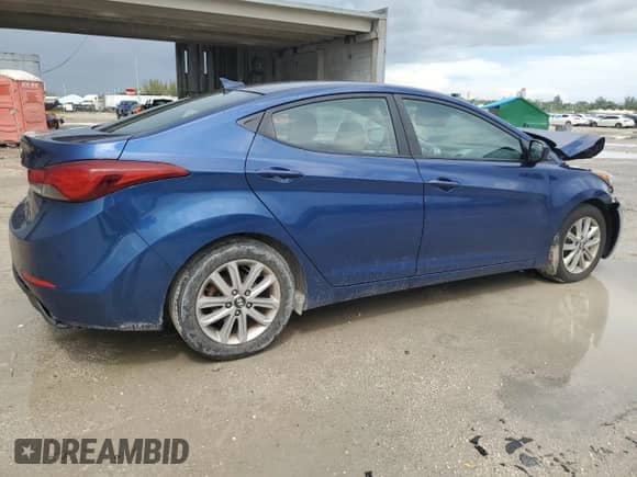 2016 Hyundai Elantra SE with VIN 5NPDH4AE8GH751615, listed as a Copart auction lot 82049895 with 94,693 mi miles and Salvage title. Bid and sale history available at DreamBid. Image 3.