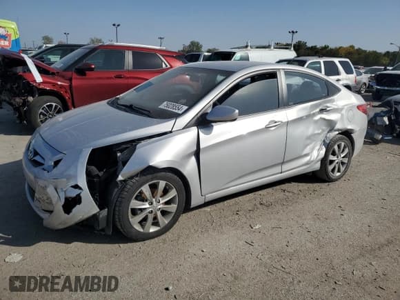 ✅ 2014 Hyundai Accent GLS • VIN: KMHCU4AEXEU678611 • Лот: 75028554. Опубликован ранее на Copart с пробегом 78 300 миль. Бесплатный доступ к архиву аукционных продаж из США и подробный отчёт об истории автомобиля на DreamBid. Изображение 1.