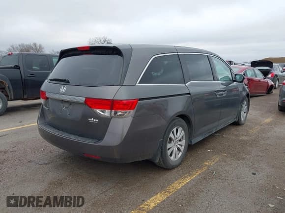 ✅ 2014 Honda Odyssey EX-L • VIN: 5FNRL5H66EB056361 • Lot: 43682158. Wystawiony na IAAI z przebiegiem 216 139 mil. Bezpłatny archiwum sprzedaży aukcyjnych z USA i szczegółowy raport historii pojazdu na DreamBid. Zdjęcie 4.