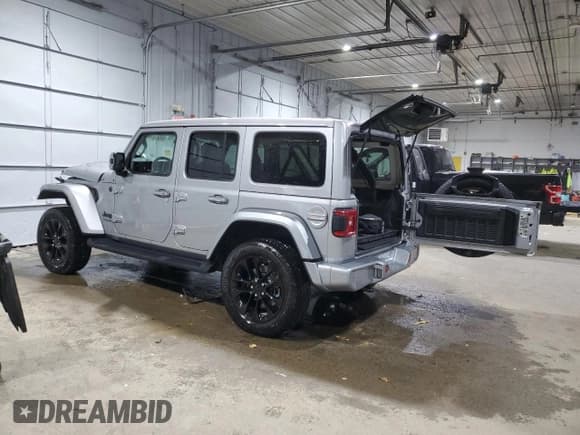 ✅ 2021 Jeep Wrangler Unlimited Sahara Altitude • VIN: 1C4HJXEN1MW692690 • Лот: 84927014. Опубликован ранее на Copart с пробегом 34 268 миль. Бесплатный доступ к архиву аукционных продаж из США и подробный отчёт об истории автомобиля на DreamBid. Изображение 2.
