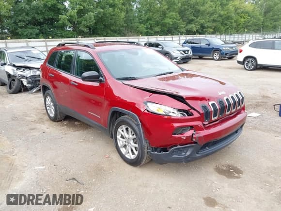 ✅ 2016 Jeep Cherokee Sport • VIN: 1C4PJLAB2GW137168 • Лот: 42879329. Опубликован ранее на IAAI с пробегом 73 410 миль. Бесплатный доступ к архиву аукционных продаж из США и подробный отчёт об истории автомобиля на DreamBid. Изображение 6.