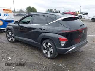2024 Hyundai Kona Limited with VIN KM8HE3A30RU094669, listed as a IAAI auction lot 41260368 with 23,339 mi miles and . Bid and sale history available at DreamBid. Image 3.