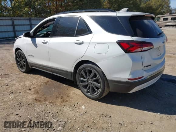 2024 Chevrolet Equinox RS with VIN 3GNAXMEG9RS104688, listed as a IAAI auction lot 43479316 with 36,166 mi miles and . Bid and sale history available at DreamBid. Image 3.