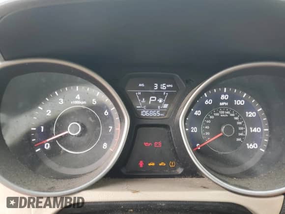 2016 Hyundai Elantra Value Edition с VIN 5NPDH4AE8GH730571, выставлен на аукционе Copart как лот 85201675 с пробегом 106 865 миль миль и Чистый • Clean title. История ставок и продаж доступна на DreamBid. Изображение 9.