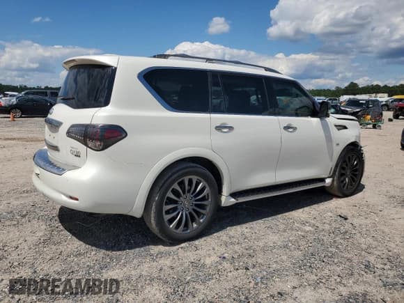 ✅ 2016 Infiniti QX80 Limited • VIN: JN8AZ2NE1G9121043 • Лот: 56562085. Опубликован ранее на Copart с пробегом 135 450 миль. Бесплатный доступ к архиву аукционных продаж из США и подробный отчёт об истории автомобиля на DreamBid. Изображение 3.