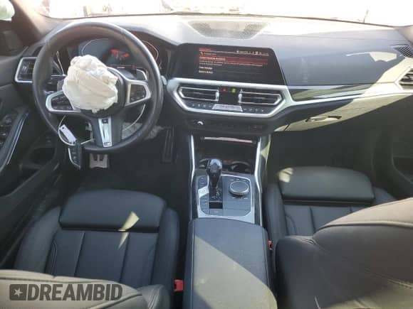 2021 BMW 3 Series 330i xDrive with VIN 3MW5R7J04M8B61639, listed as a Copart auction lot 90417205 with 40,879 mi miles and Salvage title. Bid and sale history available at DreamBid. Image 8.