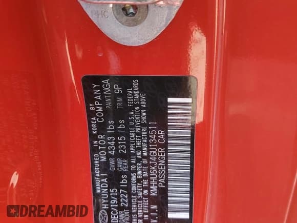 ✅ 2016 Hyundai Genesis Coupe Ultimate • VIN: KMHHU6KJ4GU134511 • Lot: 48715175. Wystawiony na Copart z przebiegiem 138 408 mil. Bezpłatny archiwum sprzedaży aukcyjnych z USA i szczegółowy raport historii pojazdu na DreamBid. Zdjęcie 12.