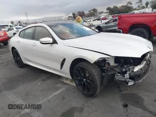 ✅ 2023 BMW 8 Series 840i • VIN: WBAGV2C02PCL77961 • Lot: 41156644. Listed on IAAI with 7,059 mi. Free auction sales archive from the USA and detailed vehicle history report at DreamBid. Image 1.