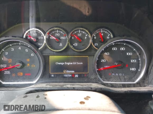 ✅ 2019 Chevrolet Silverado 1500 LT • VIN: 3GCUYDED5KG166302 • Lot: 43192818. Listed on IAAI with 155,754 mi. Free auction sales archive from the USA and detailed vehicle history report at DreamBid. Image 7.