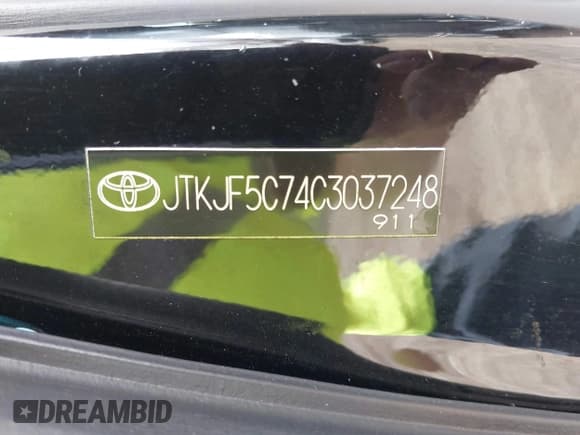 ✅ 2012 Scion tC • VIN: JTKJF5C74C3037248 • Lot: 43735011. Listed on IAAI with 168,306 mi. Free auction sales archive from the USA and detailed vehicle history report at DreamBid. Image 9.