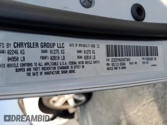 ✅ 2013 Dodge Challenger SXT • VIN: 2C3CDYAGXDH673024 • Lot: 91372455. Wystawiony na Copart z przebiegiem 199 049 mil. Bezpłatny archiwum sprzedaży aukcyjnych z USA i szczegółowy raport historii pojazdu na DreamBid. Zdjęcie 12.