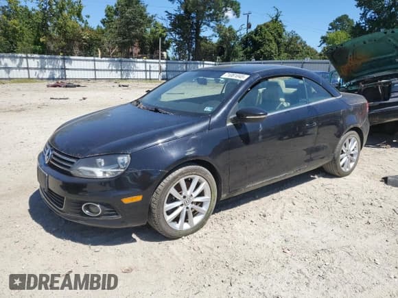 ✅ 2013 Volkswagen Eos Sport • VIN: WVWBW8AH2DV004411 • Lot: 71081045. Listed on Copart with 89,066 mi. Free auction sales archive from the USA and detailed vehicle history report at DreamBid. Image 1.